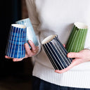 Musango Creamer Sgrafitto Stripe - Blue