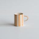 Espresso Cup Candy Stripe - Peach