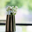 Musango Creamer Candy Stripe - Moss Green