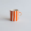 Demi Mug Candy Stripe - Tangerine