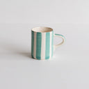Espresso Cup Candy Stripe - Mint