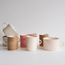 Musango Mug Horizontal Stripe - Latte