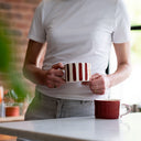 Musango Mug Candy Stripe - Paprika