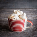 Musango Mug Sgrafitto Stripe - Paprika