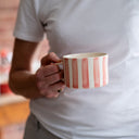 Musango Mug Candy Stripe - Rose