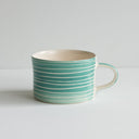 Musango Mug Sgrafitto Stripe - Mint