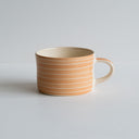 Musango Mug Sgrafitto Stripe - Peach