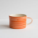 Musango Mug Sgrafitto Stripe - Tangerine