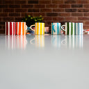 Espresso Cup Candy Stripe - Turmeric