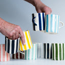 Demi Mug Candy Stripe - Turquoise
