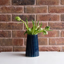 Musango Pitcher Sgraffito Stripe - Blue