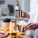 Musango Mug Candy Stripe - Chocolate