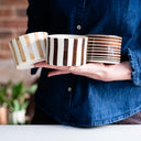 Musango Mug Candy Stripe - Chocolate