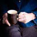 Demi Mug Plain Wash - Chocolate