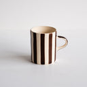 Demi Mug Candy Stripe - Chocolate