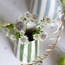 Musango Creamer Candy Stripe - Moss Green