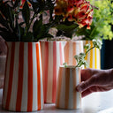 Musango Creamer Candy Stripe - Peach