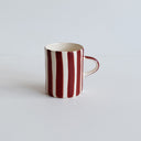 Demi Mug Candy Stripe - Paprika