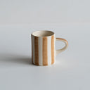 Espresso Cup Candy Stripe - Latte