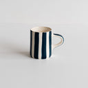 Espresso Cup Candy Stripe - Teal
