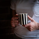 Demi Mug Candy Stripe - Graphite