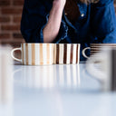 Musango Mug Candy Stripe - Latte