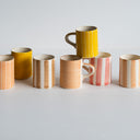 Espresso Cup Candy Stripe - Latte