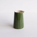 Musango Creamer Sgrafitto Stripe - Moss Green