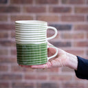 Musango Mug Horizontal Stripe - Moss Green