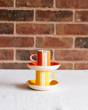 Espresso Cup Twin Stripe