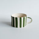 Musango Mug Candy Stripe - Moss Green