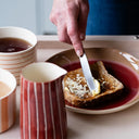Musango Creamer Sgrafitto Stripe - Paprika