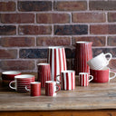 Musango Creamer Sgrafitto Stripe - Paprika
