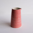 Musango Pitcher Sgraffito Stripe - Rose