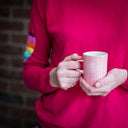 Demi Mug Sgrafitto Stripe - Rose