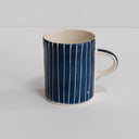 Demi Mug Sgrafitto Stripe - Blue