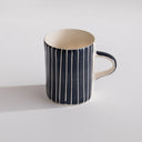 Demi Mug Sgrafitto Stripe - Graphite