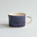 Musango Mug Sgrafitto Stripe - Grape