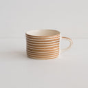 Musango Mug Sgrafitto Stripe - Latte