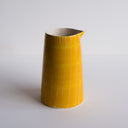 Musango Pitcher Sgraffito Stripe - Turmeric