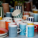 Demi Mug Plain Wash - Turquoise